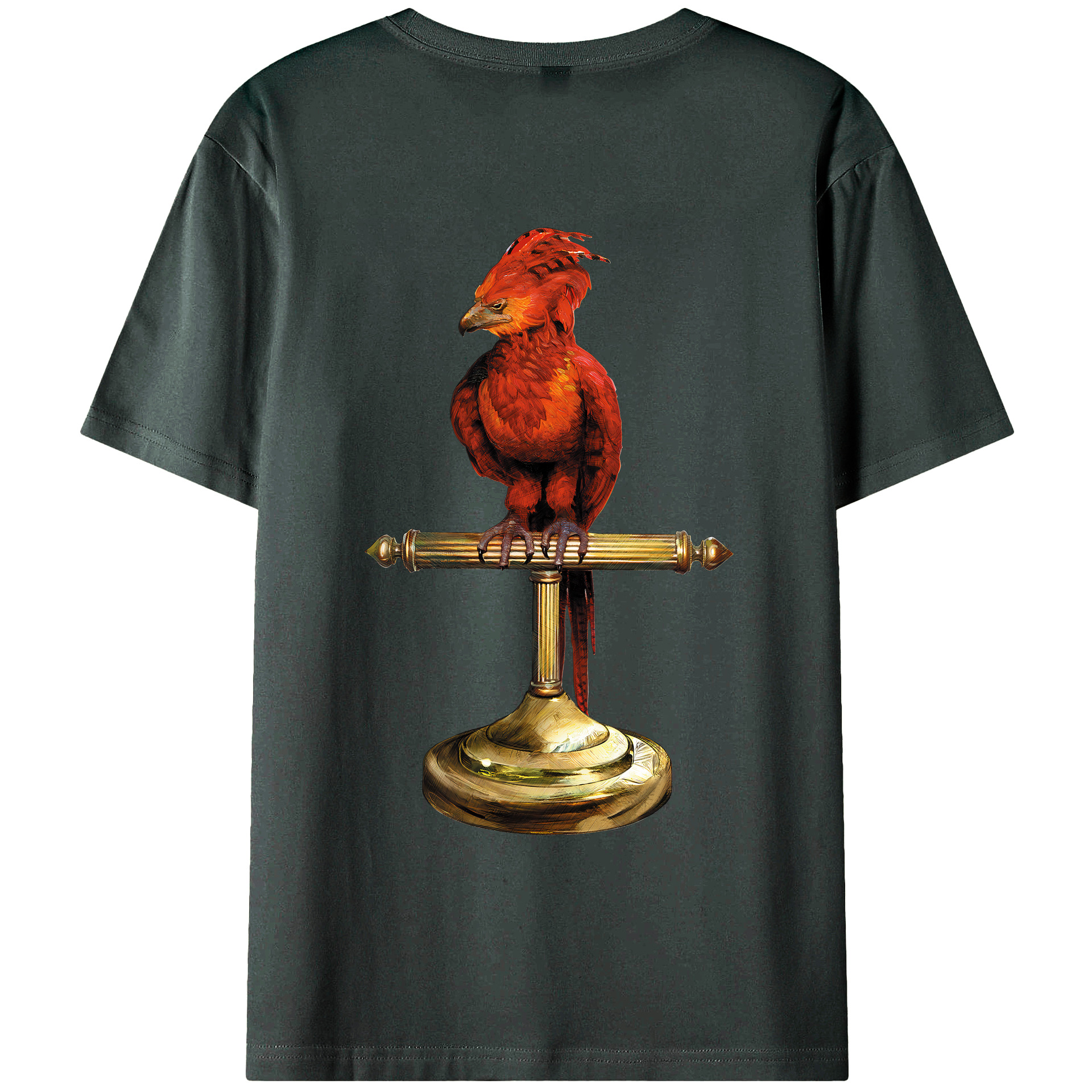 （画像用） Harry Potter ハリー・ポッターシリーズ 綿100％ メンズ半袖Tシャツ（バックプリント） 通気性